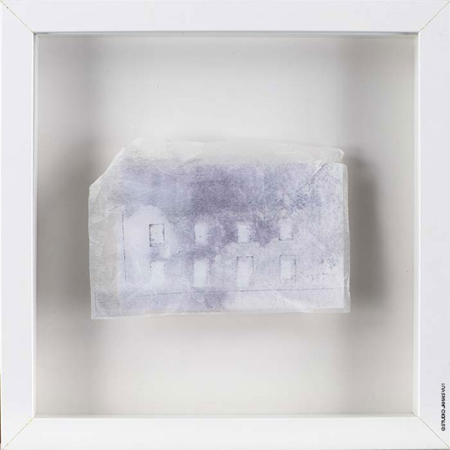 BLUX, exposition Cent papiers, musée Géo Charles, Sans titre (dragon nuage) 2014